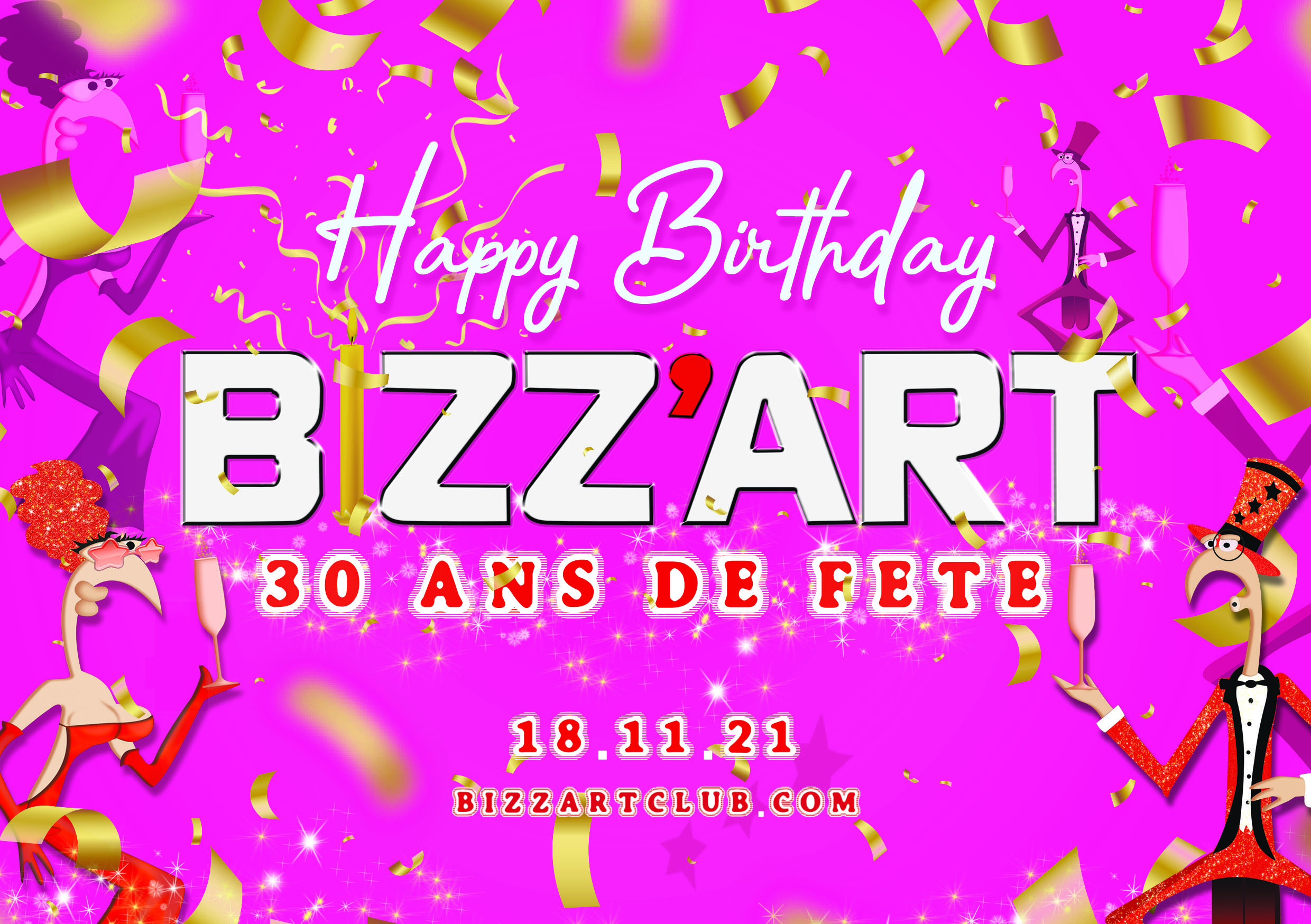 BIZZ'ART PARIS BIRTHDAY 18.11.2021