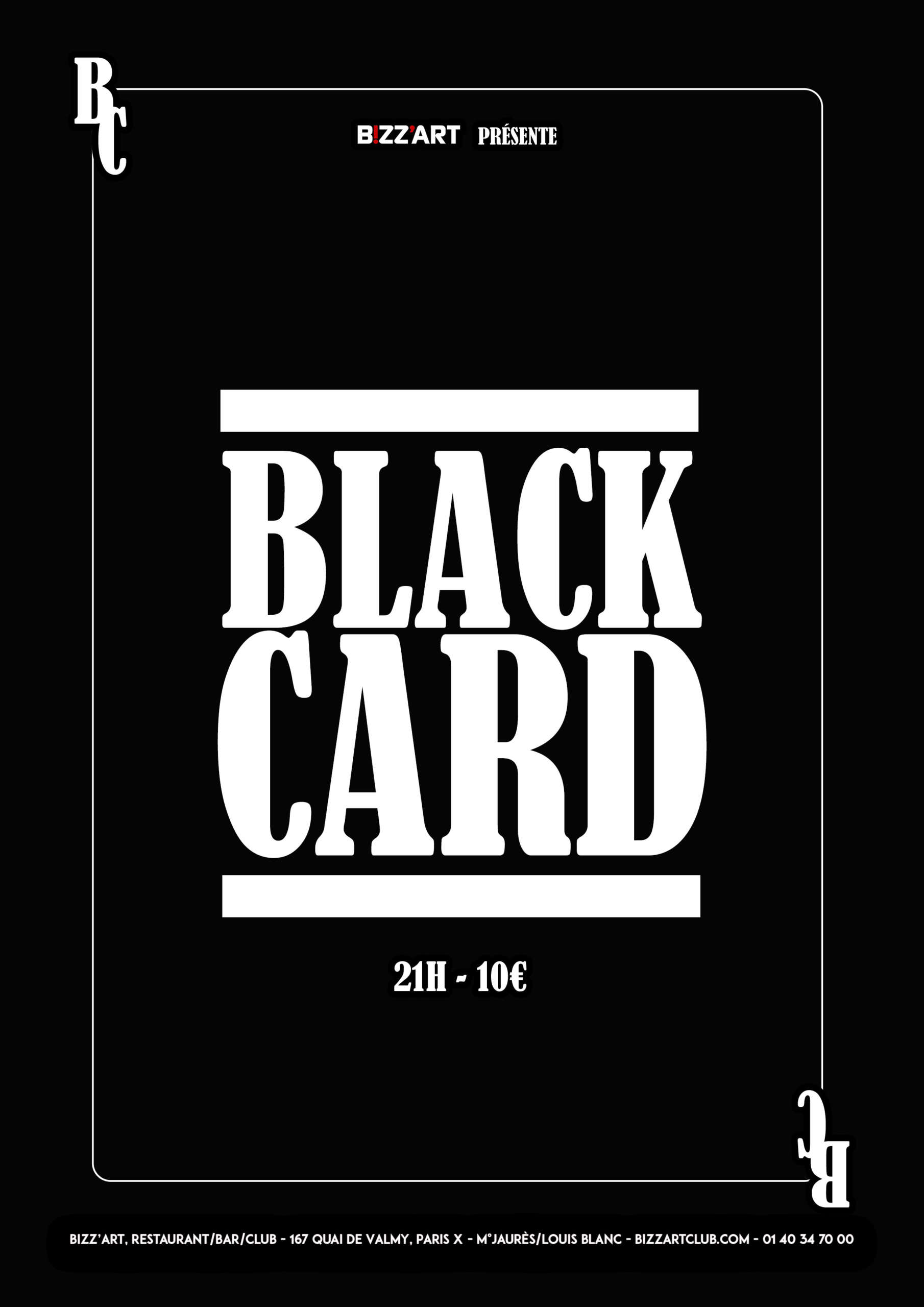 black card live @bizz'art paris
