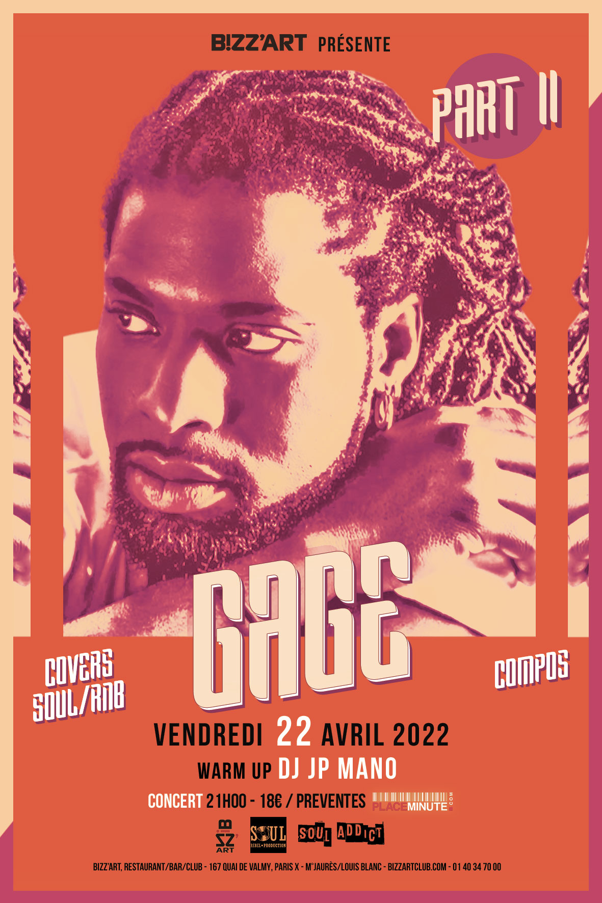 GAGE LIVE BIZZ"ART PARIS 22.04.22