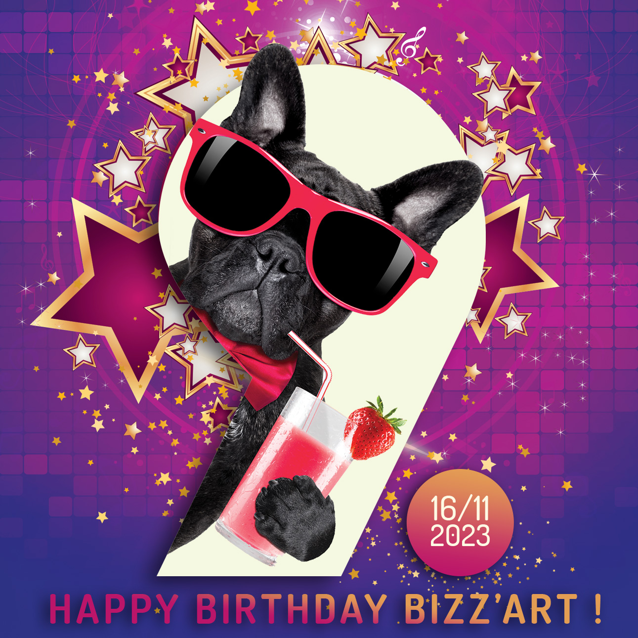 HAPPY BIRTHDAY BIZZ'ART 2023